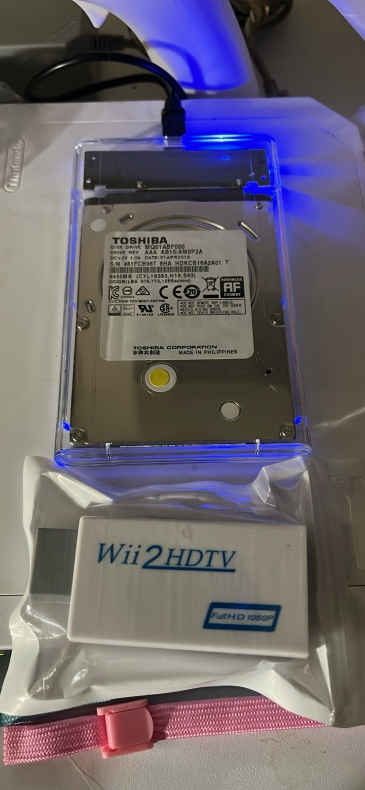 Custom Wii 500gb, HDMI Upgrade – Plug & Play HB