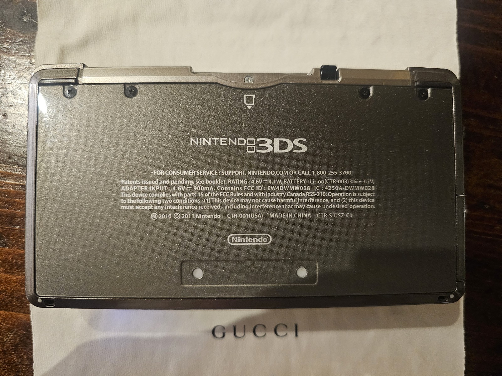 ​MINT Nintendo 3DS Cosmo Black -No Hinge Wobble – Day 1 Screen Protectors -ADULT