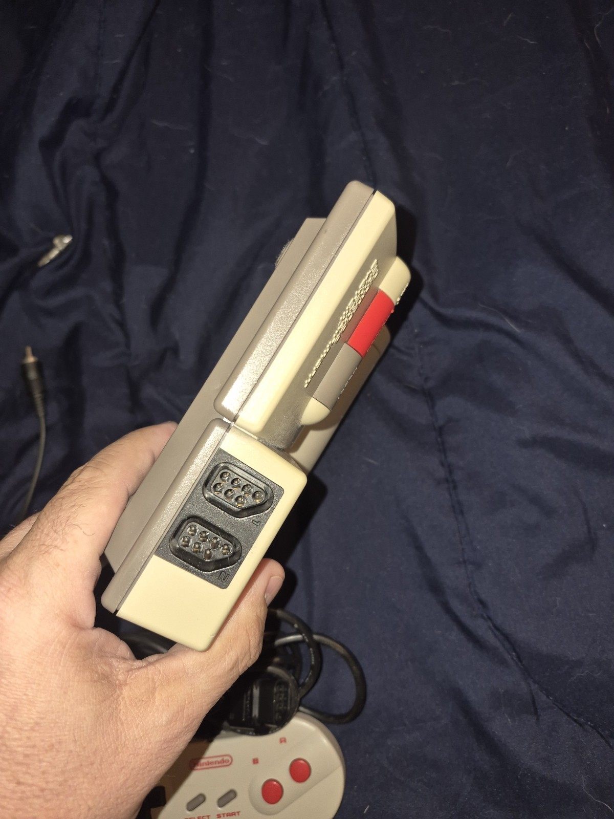 Nintendo NES Top Loader Console System NES-101, OG Dog Bone Controller & Cords!