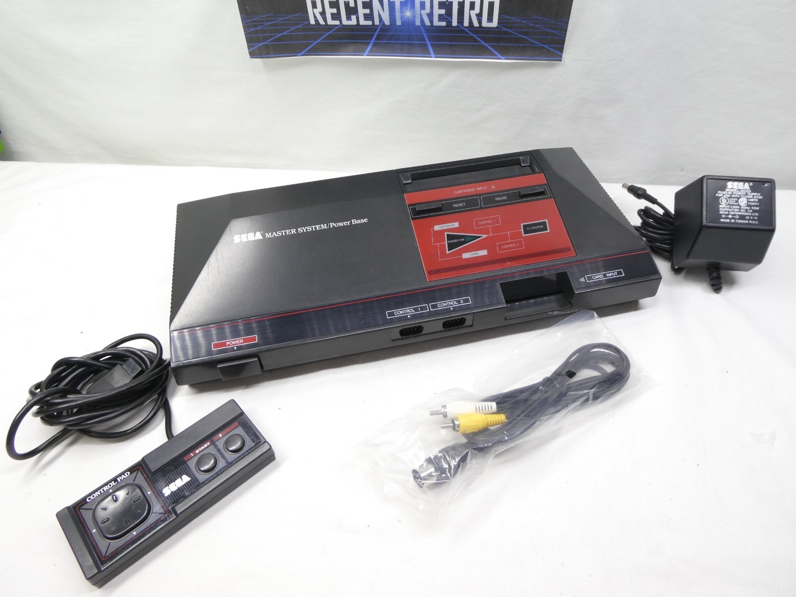 SEGA Master System Console 3010 w/ controller seller Recapped reconditioned Work