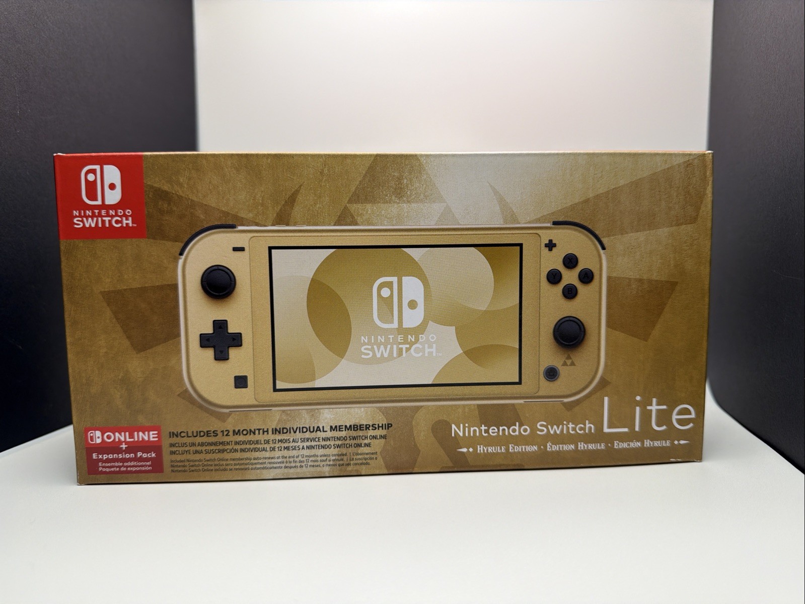 NEW SEALED Nintendo Switch Lite Zelda Hyrule Edition + 1-Year Membership