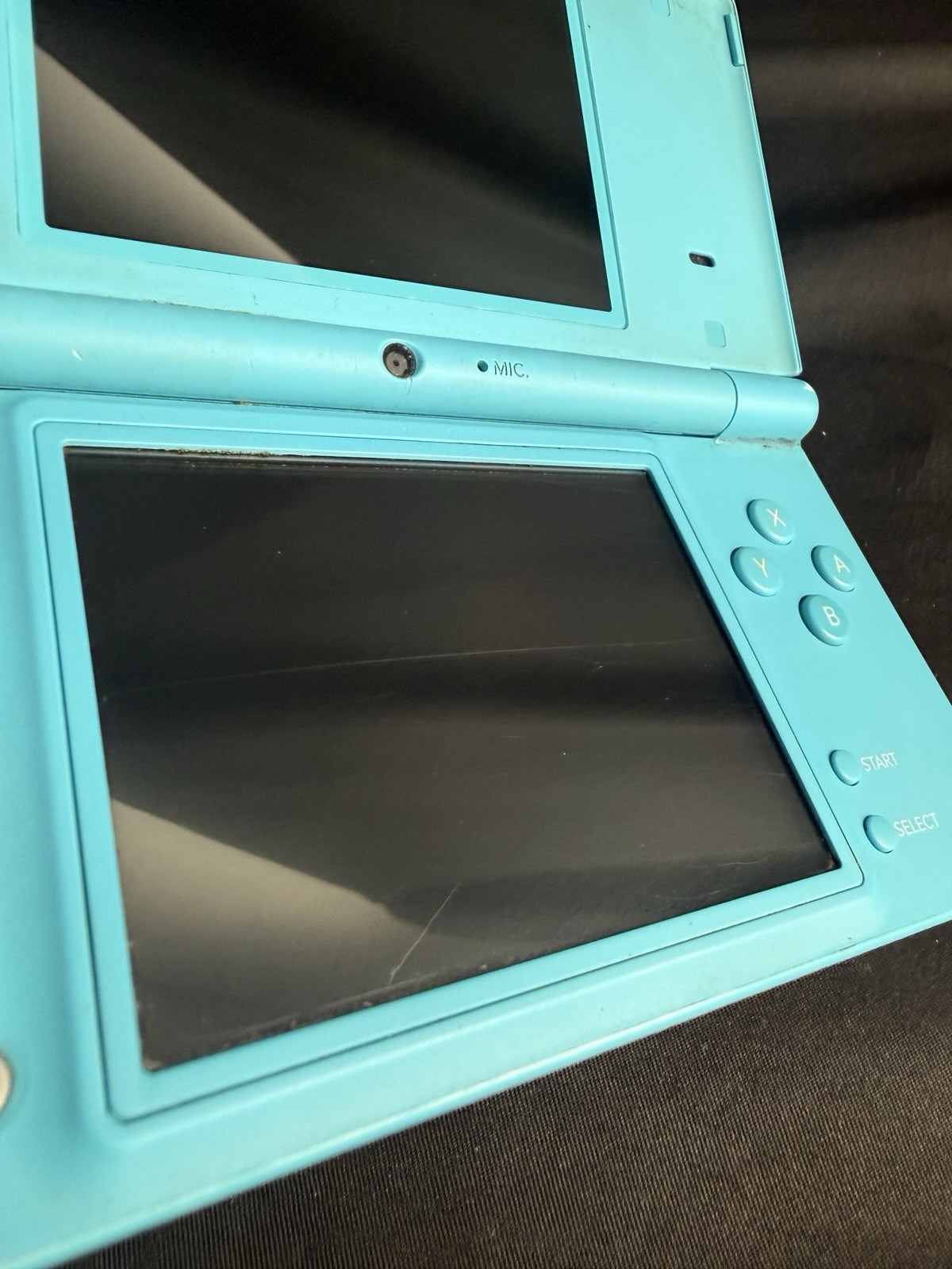 Nintendo DSi Light Blue Handheld Console Game System Volume Control Broken