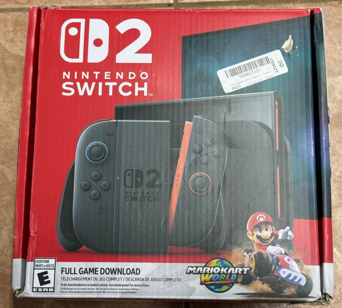 Nintendo Switch 2 Console System in Box with Mario Kart World – New Open Box
