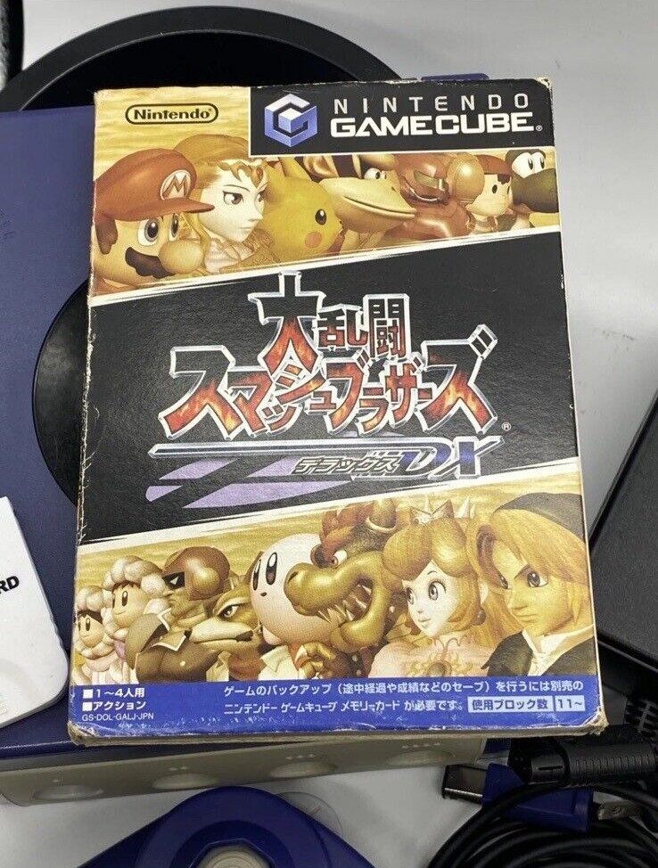Nintendo GameCube Home Console Indigo Super Smash Bros. Melee NTSC-J JGC