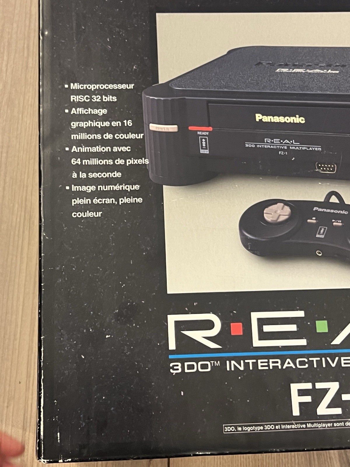 Panasonic 3DO REAL FZ-1 Console Bundle 2 Controllers 2 Games For Parts Powers On