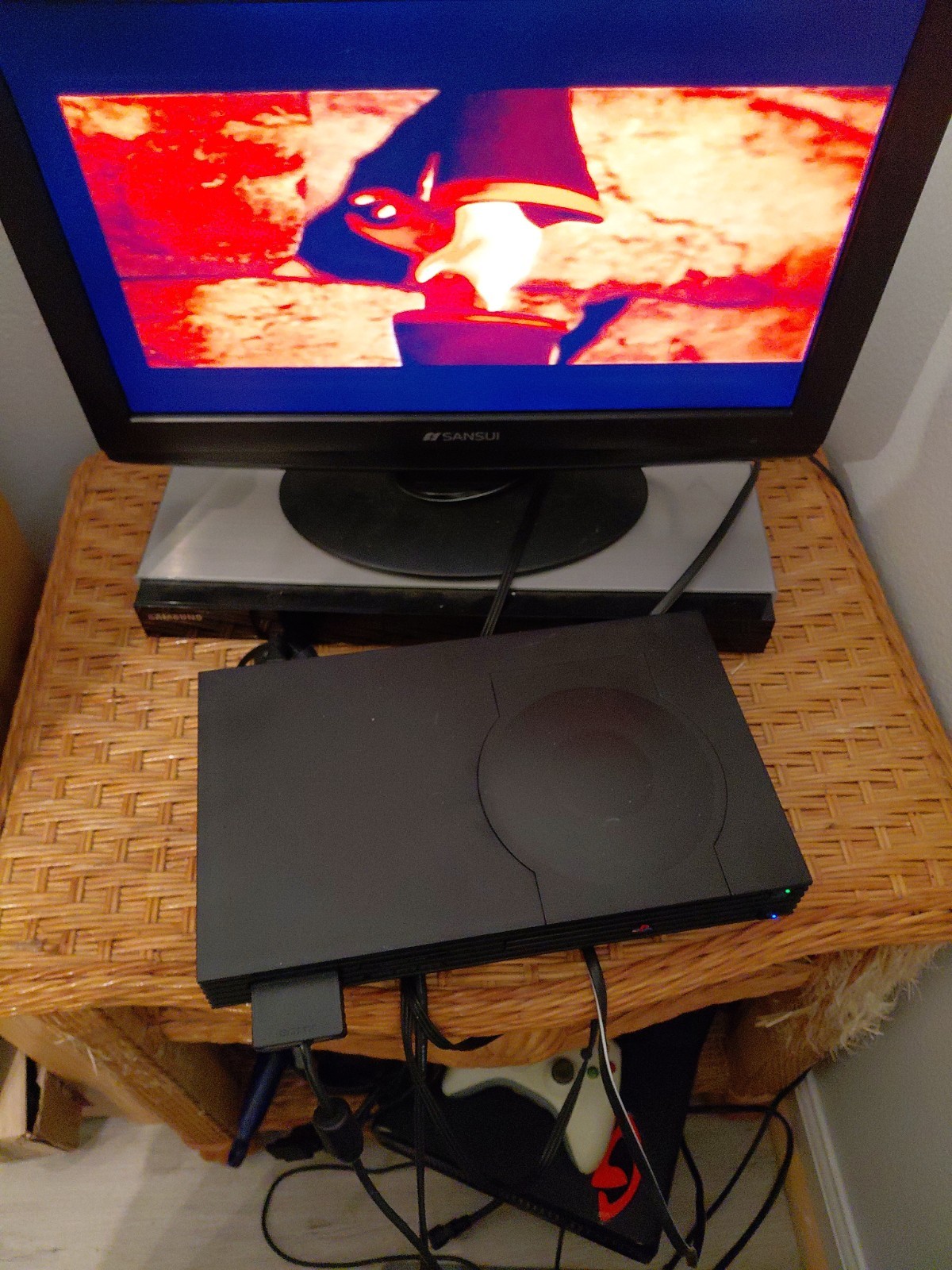 Sony PlayStation 2 Console – Black (SCPH-39001) Tested Works Comes Complete!