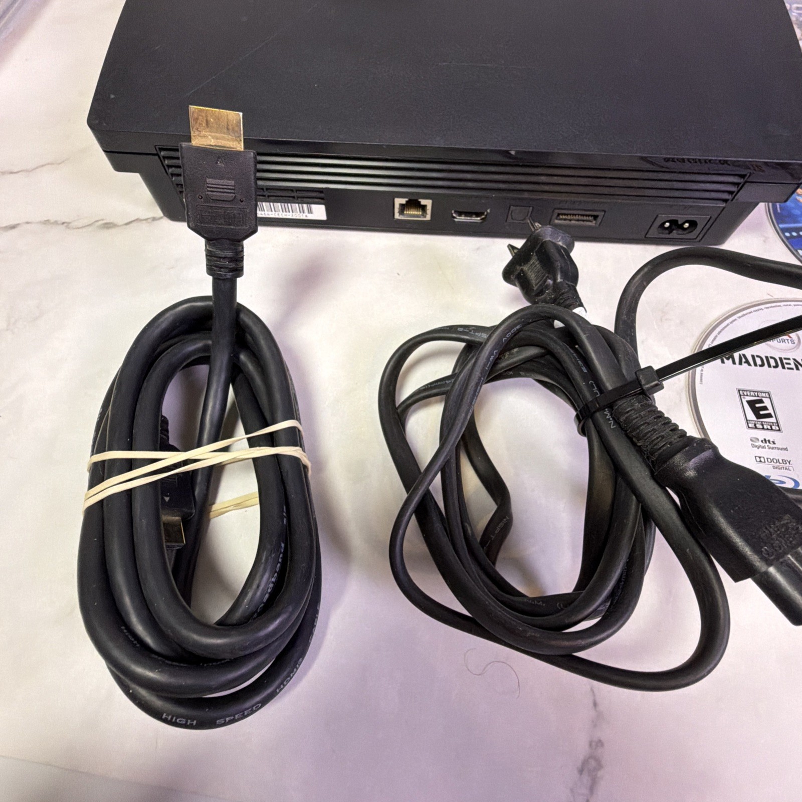 Sony PlayStation 3 Slim PS3 CECH-2001A + Controller, Cords, & 7 Games – Tested ✅