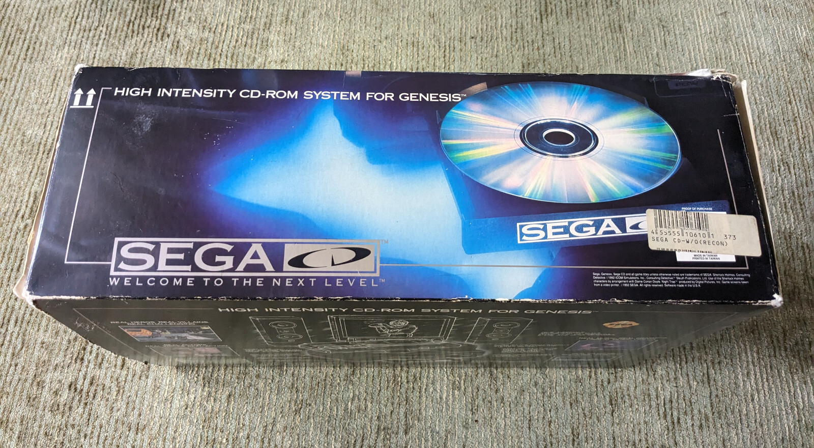 SEGA CD Front Loading Model 1 Console Core System CIB SEGA REFURBED FULLY TESTED