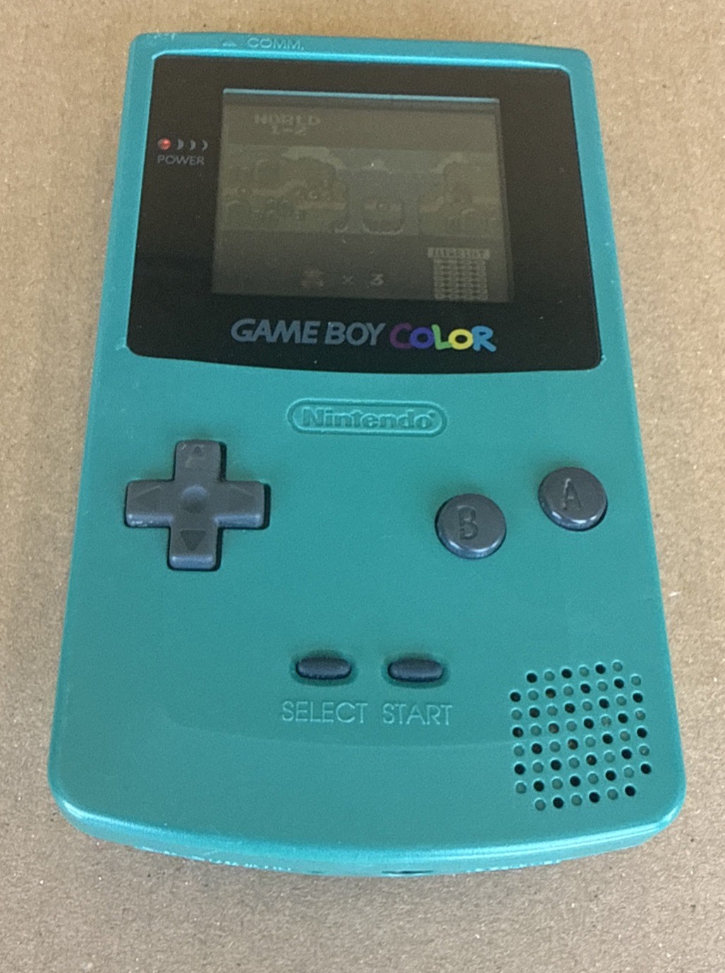 Nintendo Game Boy Color CGB-001 Handheld System with Color Display + Game Read