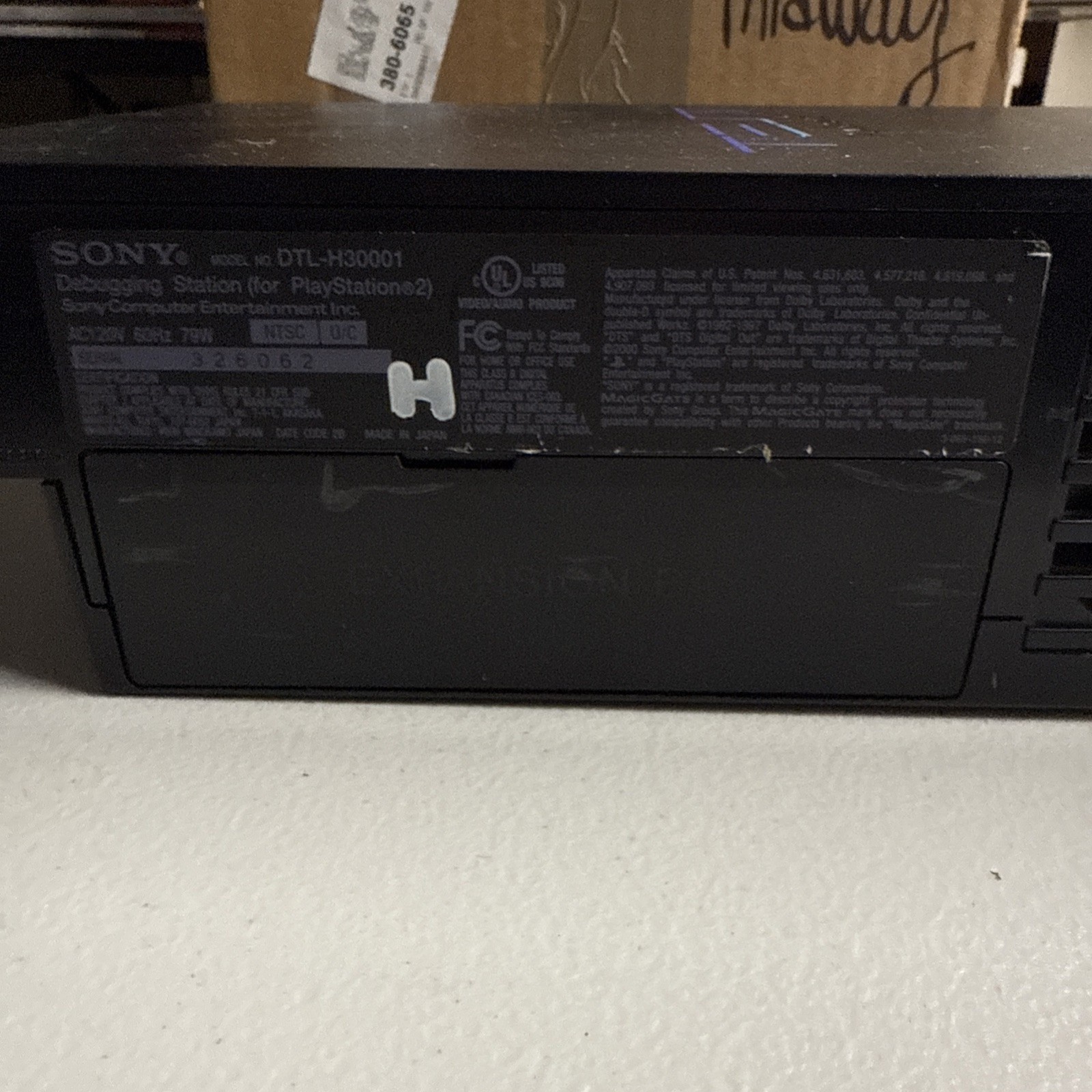 Sony PS2 Test Debugging Console DTL-H30102 Developer Rare Midway Working