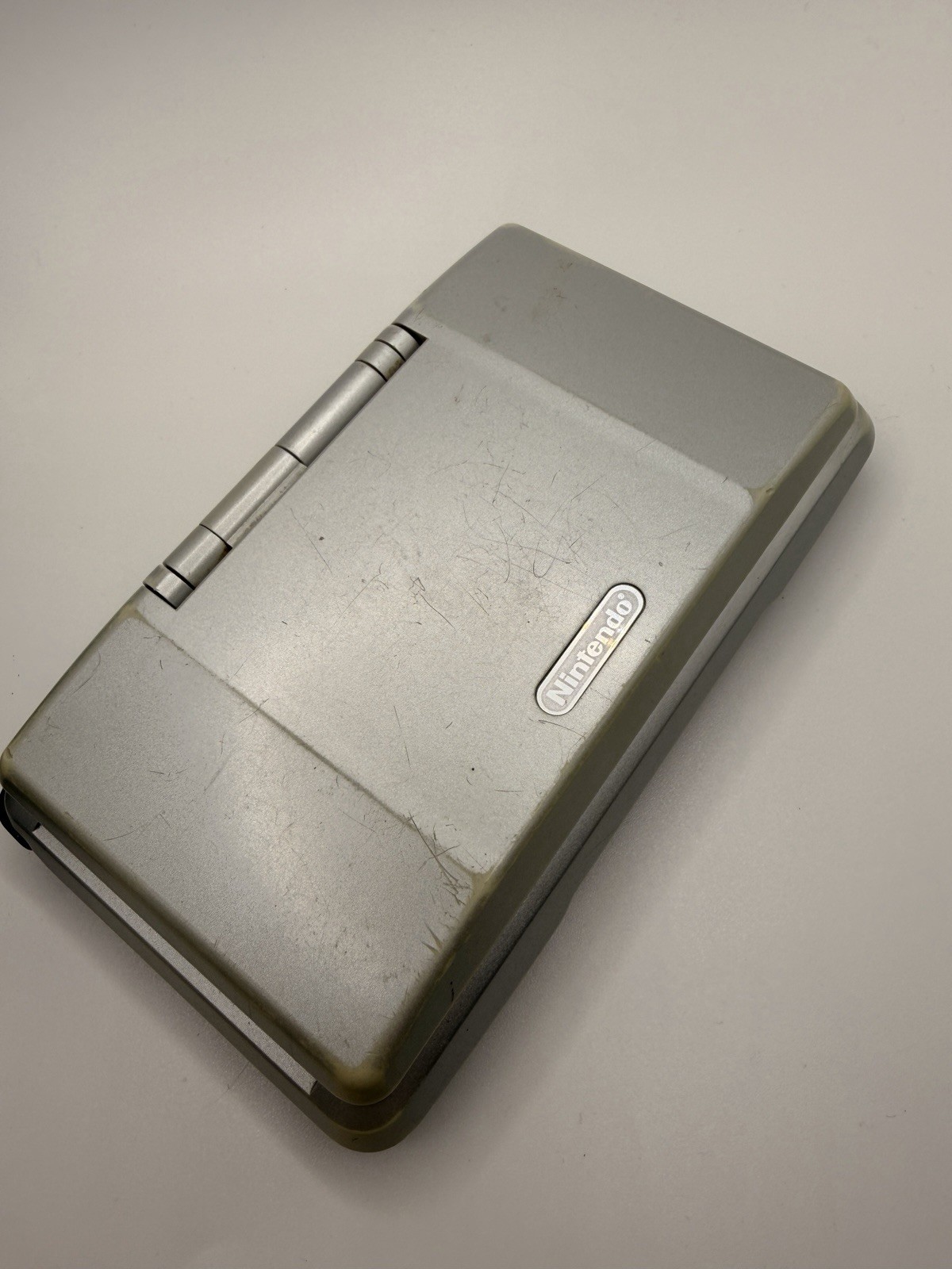 Nintendo DS Handheld System Silver Original, Tested, Working with 10 Games!