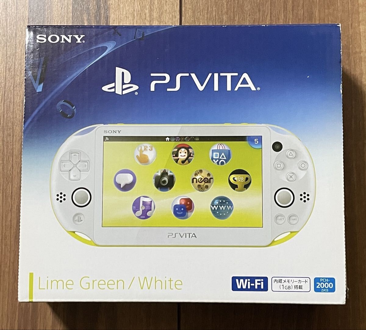 Tested PlayStation Vita Wi Fi Model Lime Green White PCH 2000ZA13 PSVita