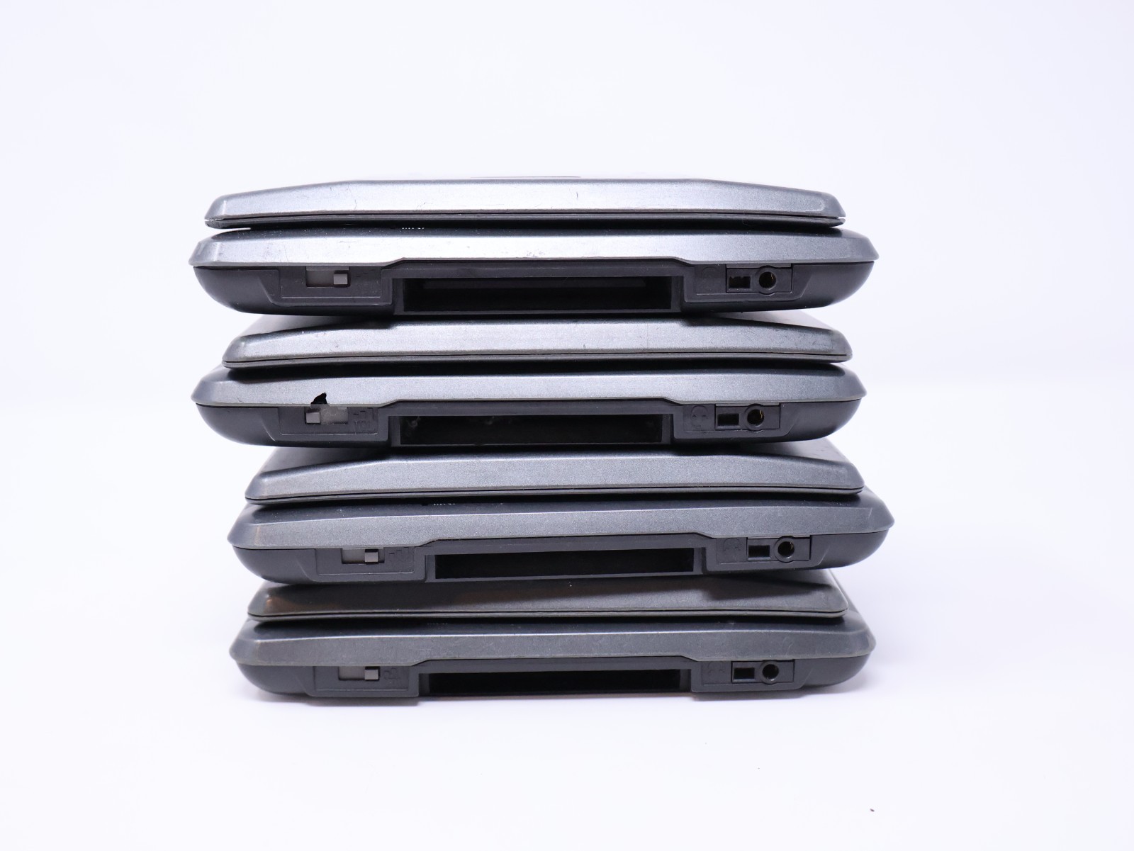 Nintendo DS Original NTR-001 Console Black Lot of 4 Broken Hinge For Parts