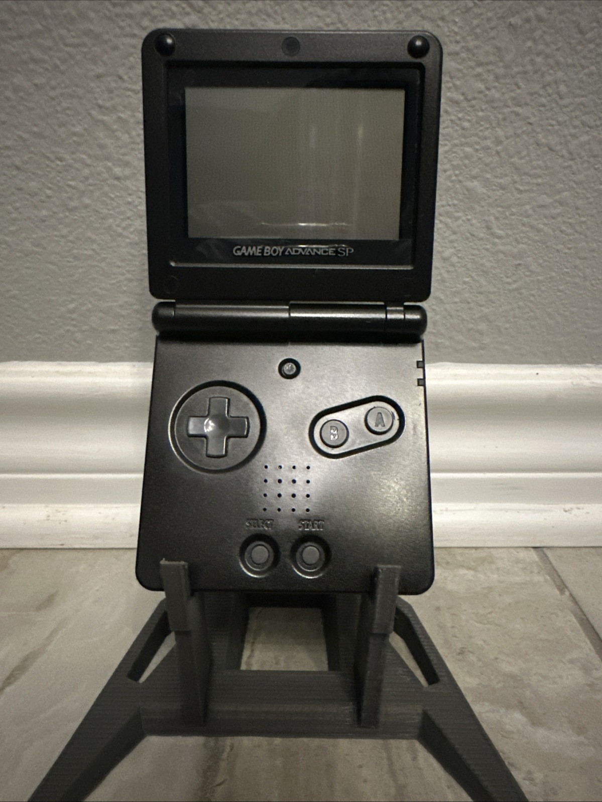Nintendo Gameboy Advance SP AGS001 Onyx Charcoal Black *READ DESC*
