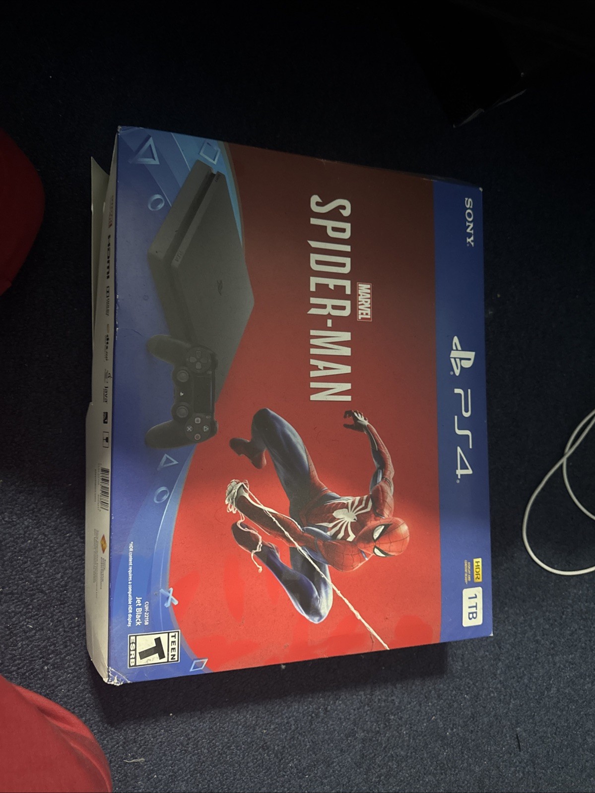 Sony PlayStation 4 Pro Marvel Spiderman Edition Console 1TB