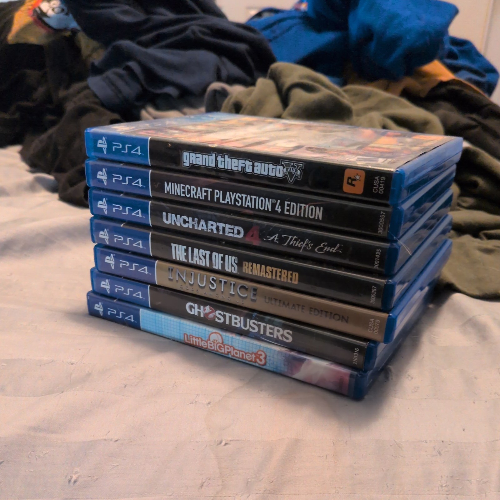 Sony PlayStation 4 Pro Black with Games But Missing Power Cord