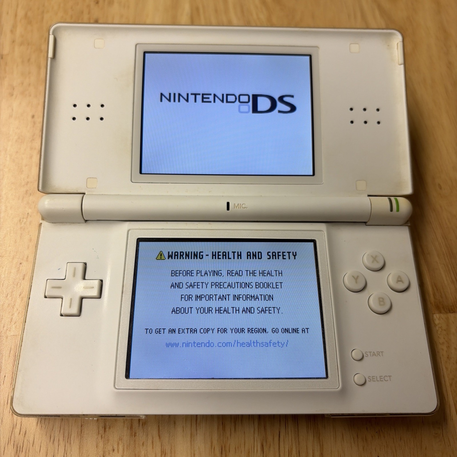 Nintendo DS Lite Handheld Console Only – Polar White Tested Working