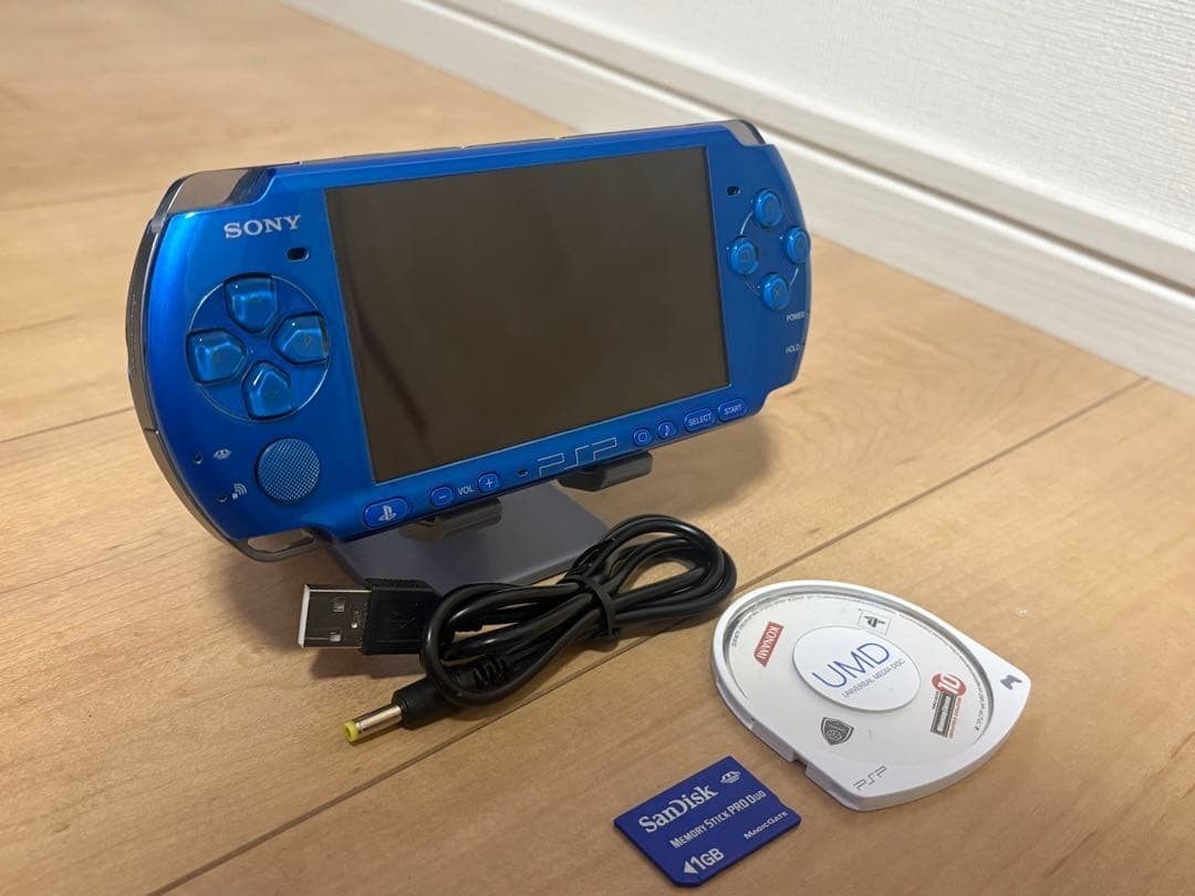 Excellent Sony PSP-3000 Vibrant Blue Console