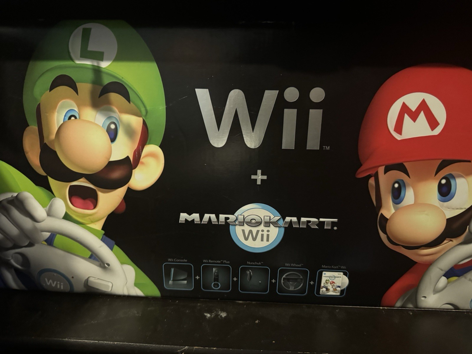 Nintendo Wii Mario Kart BOX