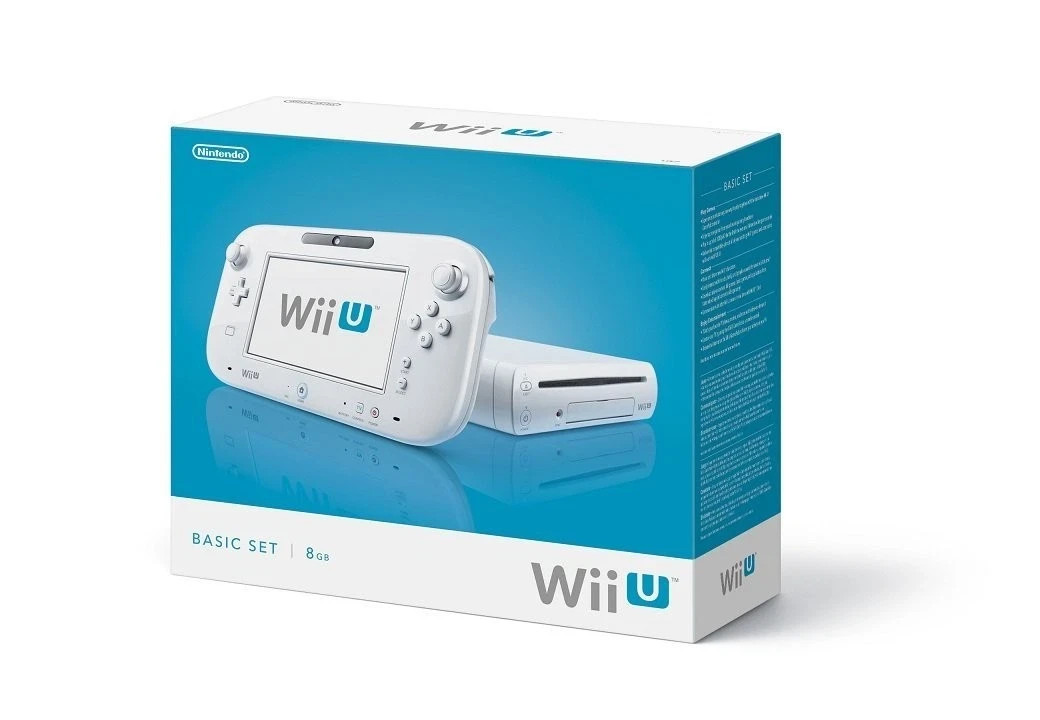 Nintendo Wii U Basic 8GB White Console with GamePad & All Accessories