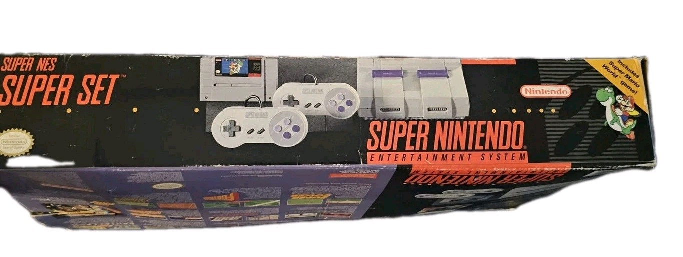 Super Nintendo Entertainment System Super Set Console (BOX ONLY)