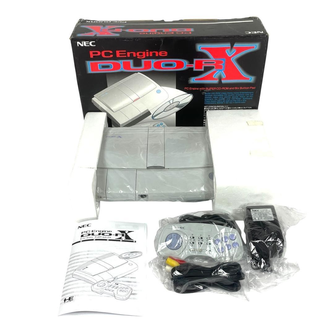 PC Engine DUO-RX Console system PCE-DORX Six Button Pad Boxed Tested