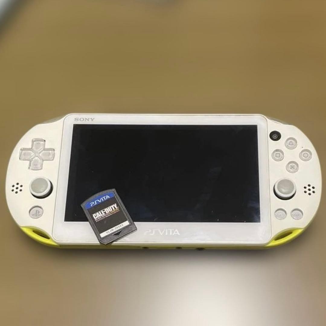 Sony PS Vita PCH-2000 Lime Green White Tested Working Region Free Japan 16GB