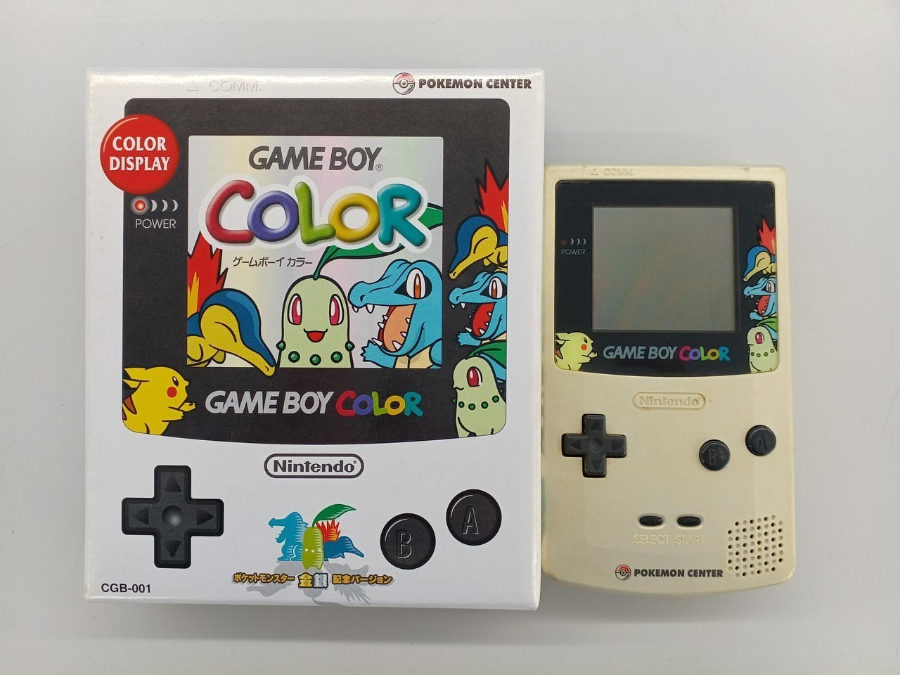 Nintendo Game Boy Color Pokémon Gold & Silver Commemorative Edition CGB-001