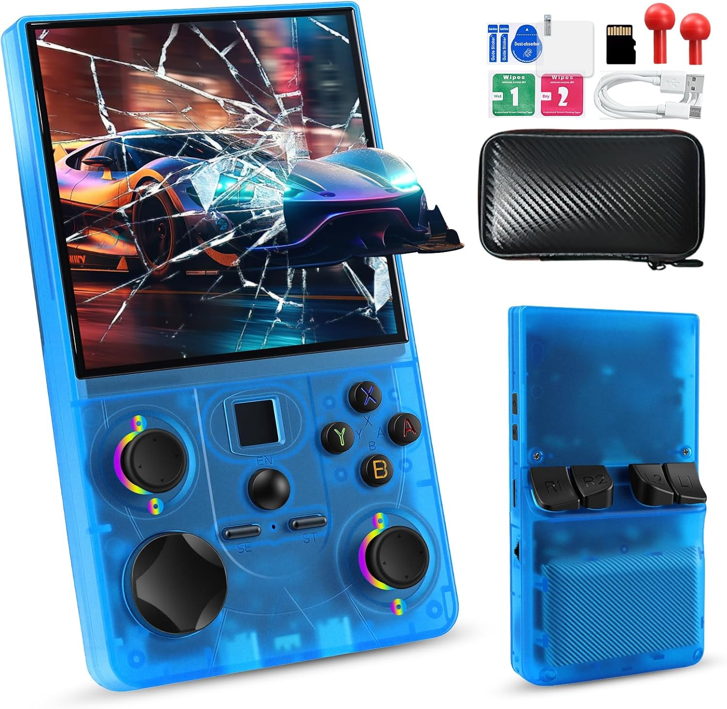 DC40V Retro Handheld Game Console – 20,000+ Games, 64GB, Portable Gaming Device