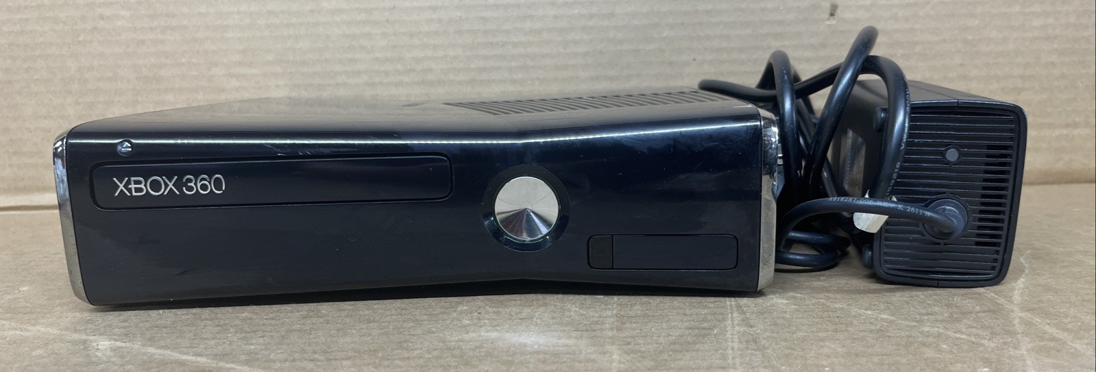 Microsoft Xbox 360 S 250GB Matte Black Console Only Tested Fully Good Condition