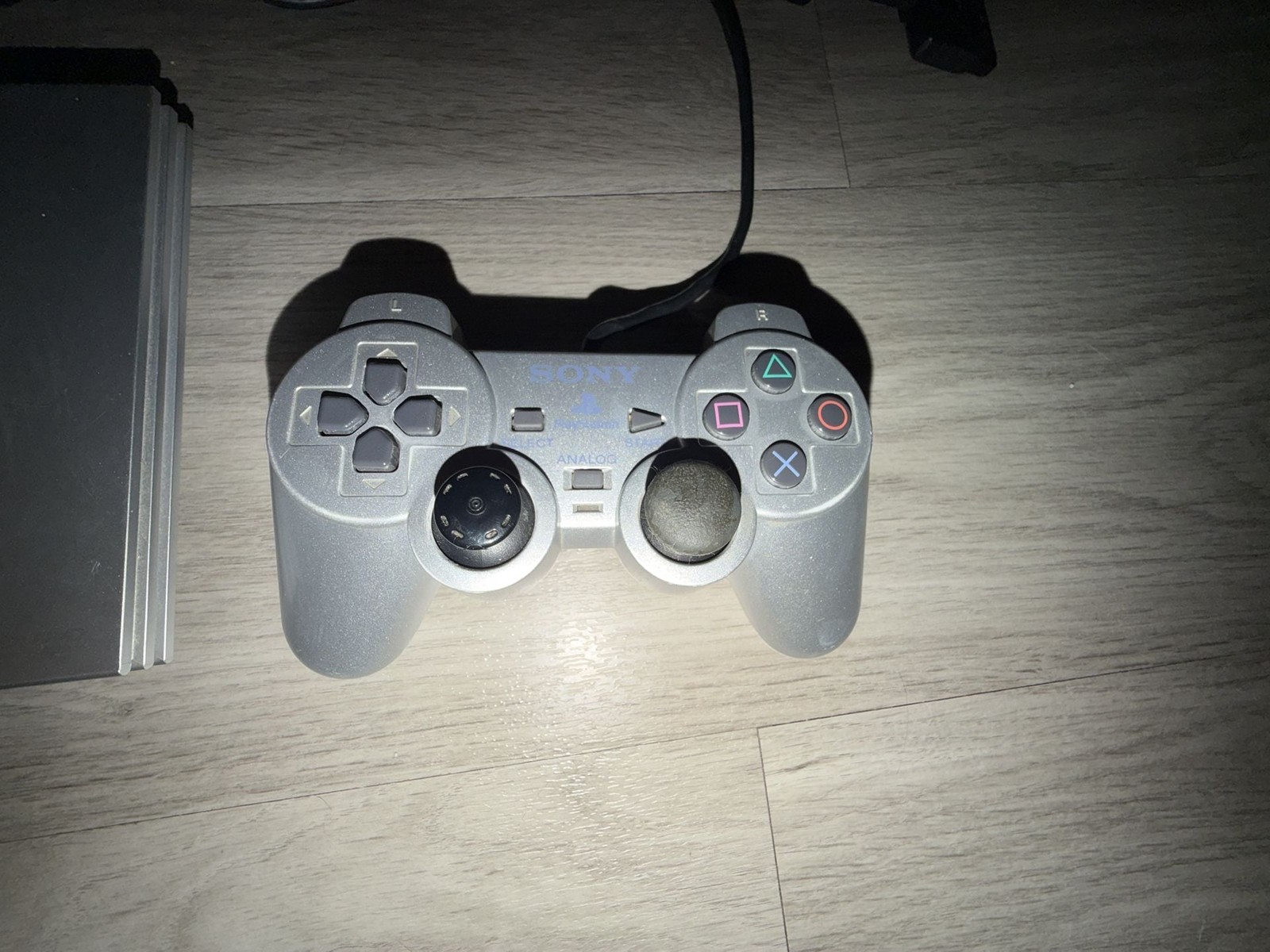 Sony PlayStation 2 Slim Silver Console Model SCPH-79001 with accessories