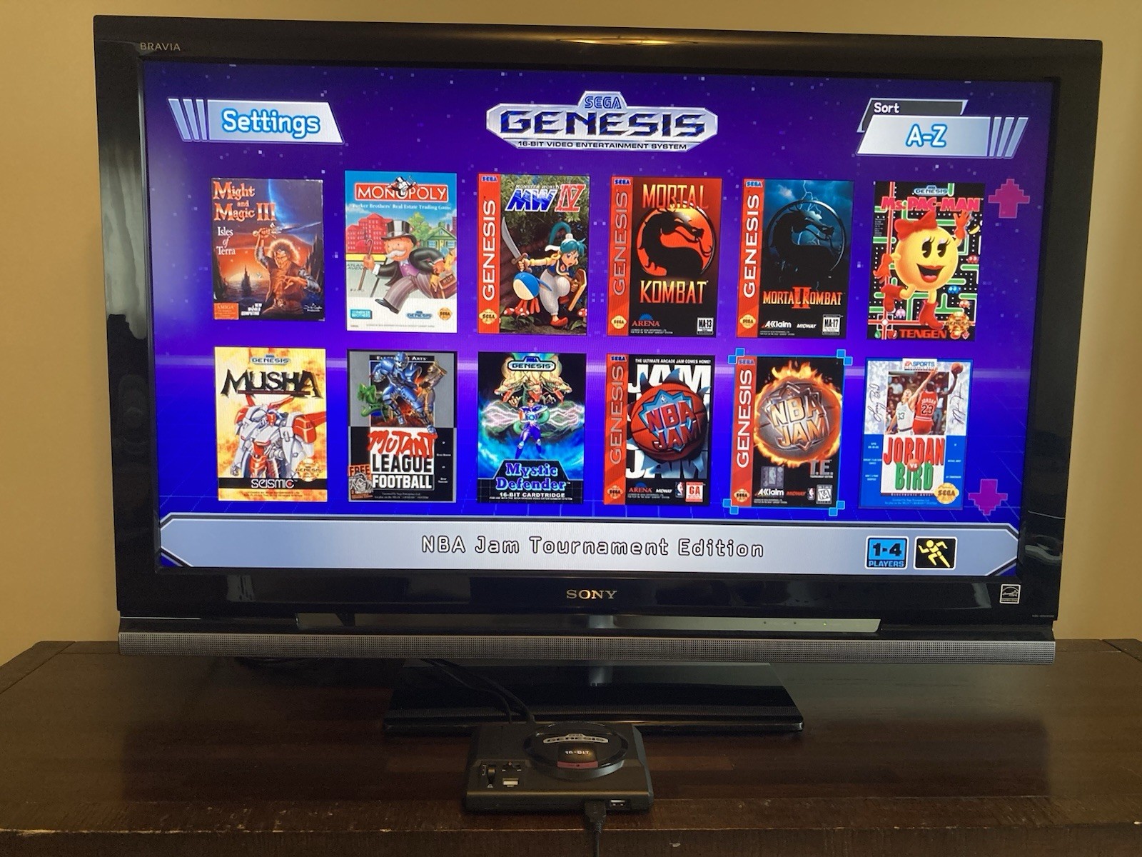 Sega Genesis Classic Mini Console with 251 Games 2 Controllers