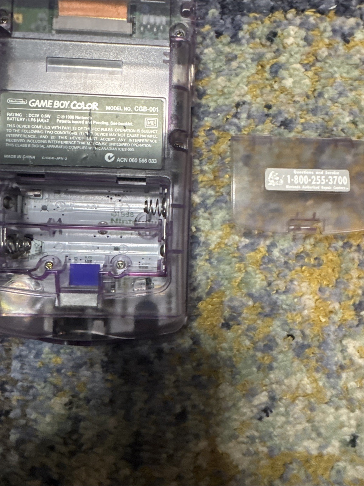 Gameboy Color Atomic Purple