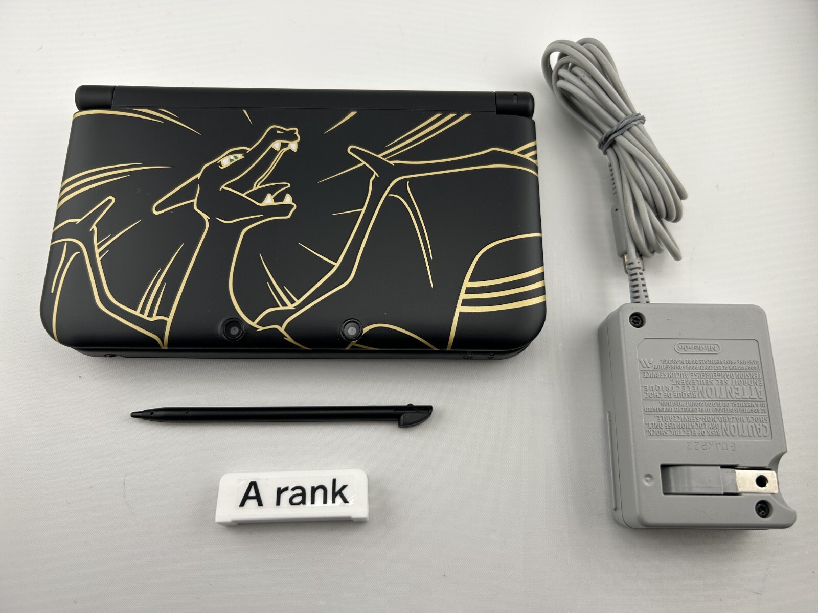 [A-rank] Nintendo 3DS LL XL console Charizard Edition with Charger/Stylus