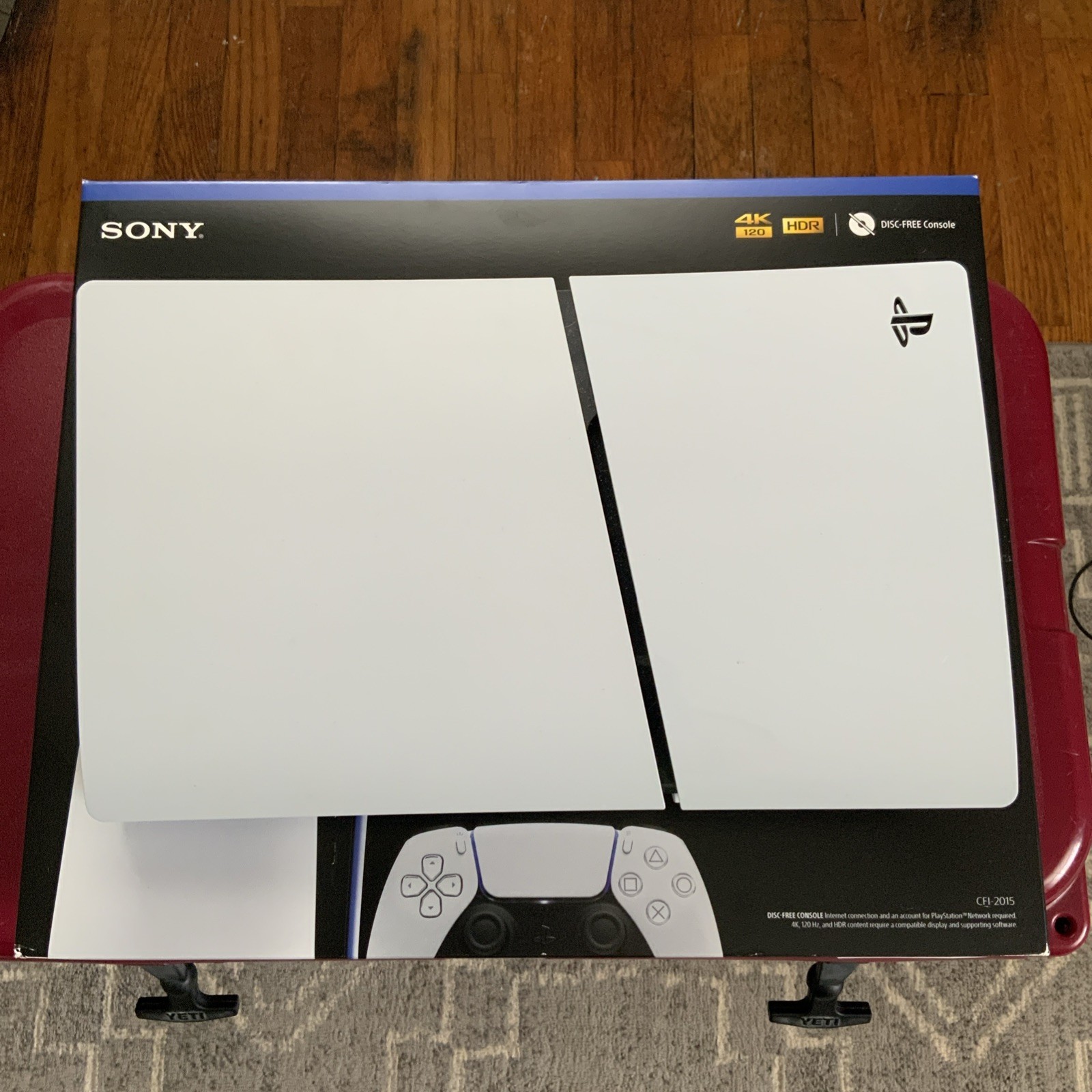 Sony PlayStation 5 Digital PS5 1TB White Console Gaming System WITH BOX/CORDS!
