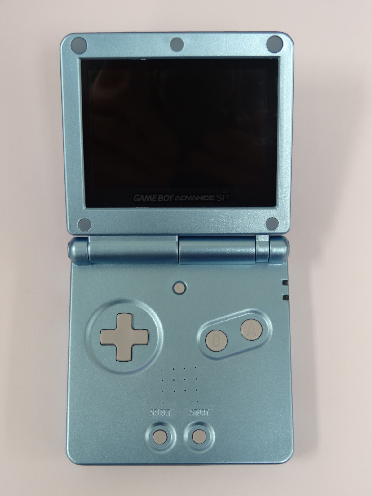 Pearl Blue Nintendo Game Boy Advance SP AGS-101 Includes Charger Tested/Working