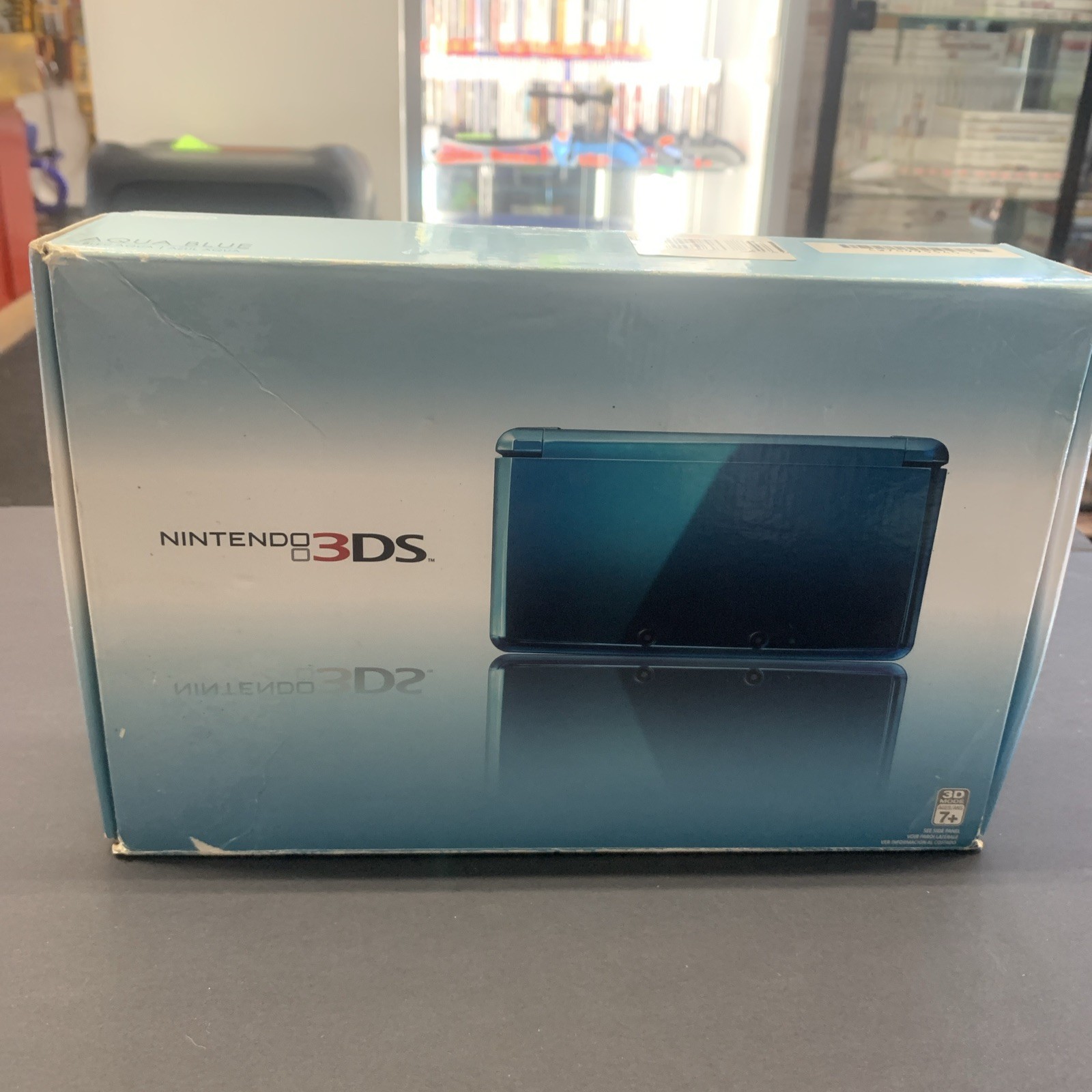 Nintendo 3DS Aqua Blue Console Complete In Box CIB CTR-001 Canadian Release OEM
