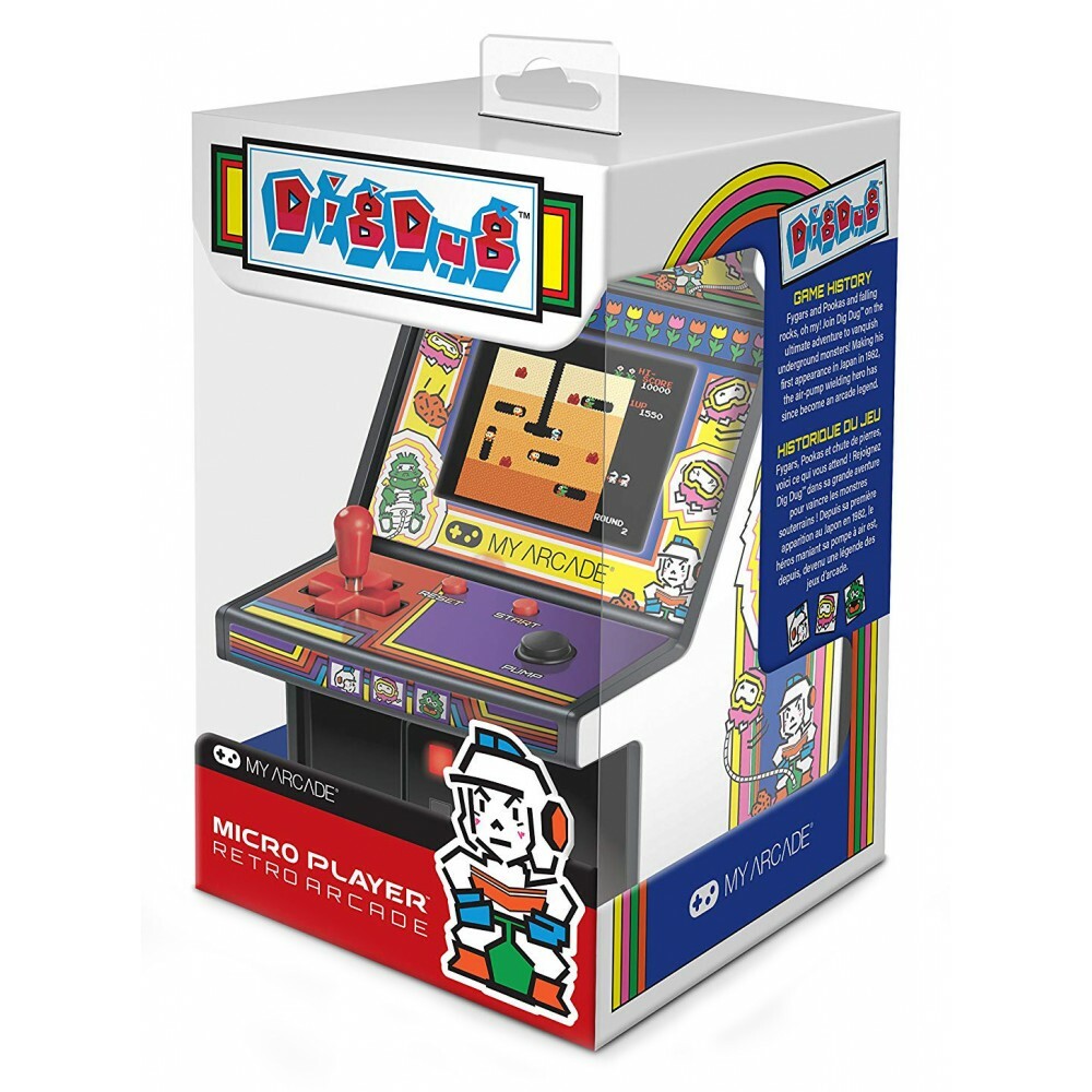 My Arcade Retro “DIG DUG” Micro Player Full Colour 2.75″ DGUNL-3221 (F35)
