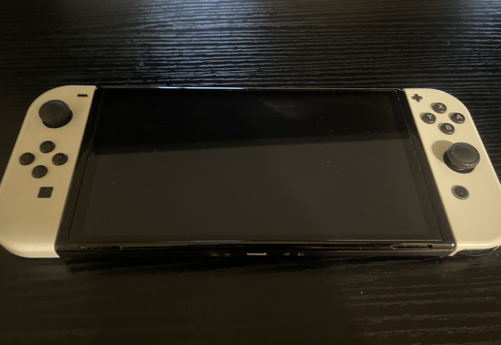 Nintendo Switch OLED with 128GB Micro SD Card, Original Box, & Handheld Grip