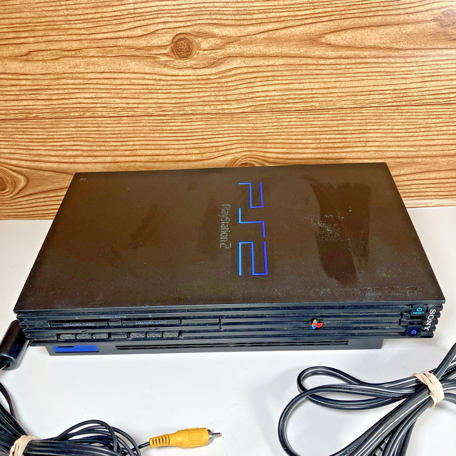 Sony PlayStation 2 PS2 Console SCPH-50001 w/ AV & Power Cord TESTED