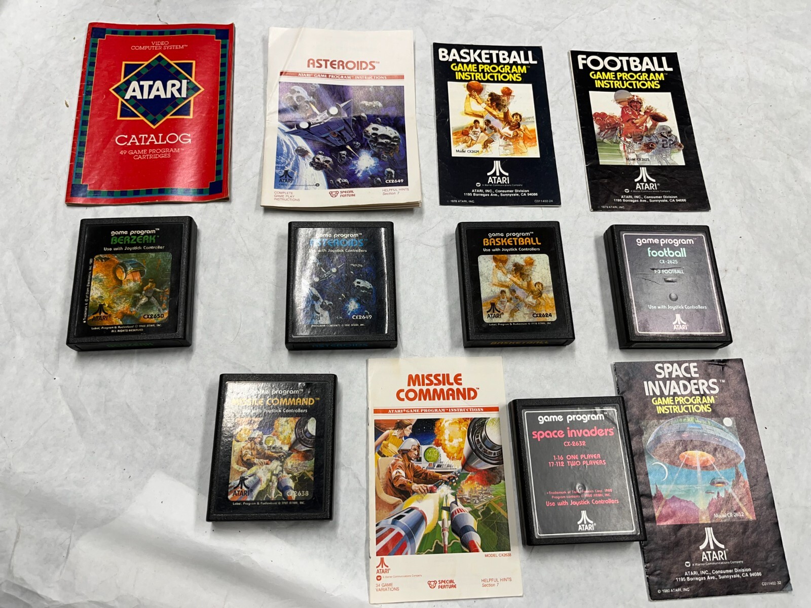 1982 ATARI VCS CX2600 *6 Switch* Console System in Original Matching Box Package