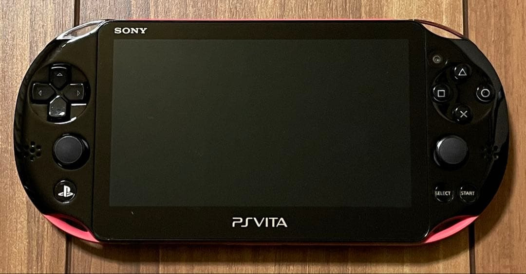 PS Vita Pink Black PCH 2000 ZA15 Console only PSV Slim Used