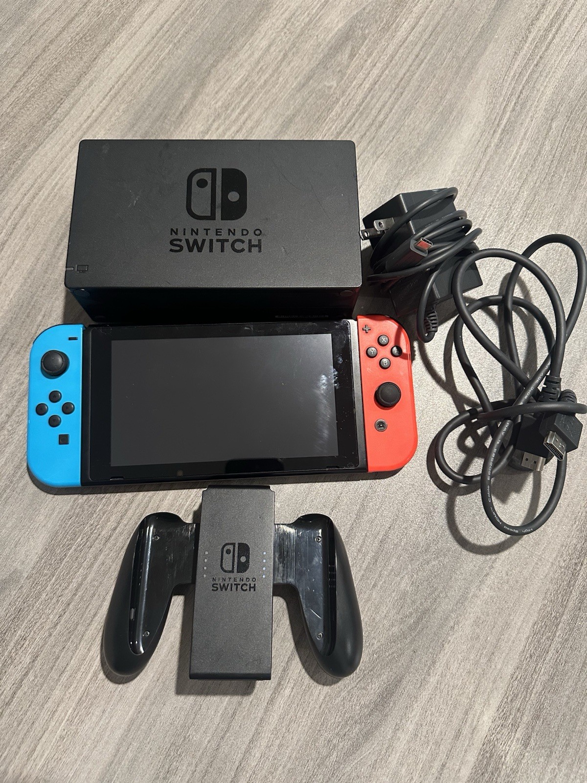 Nintendo Switch Handheld Video Game Console Neon Blue/Red HAC-001(-01)
