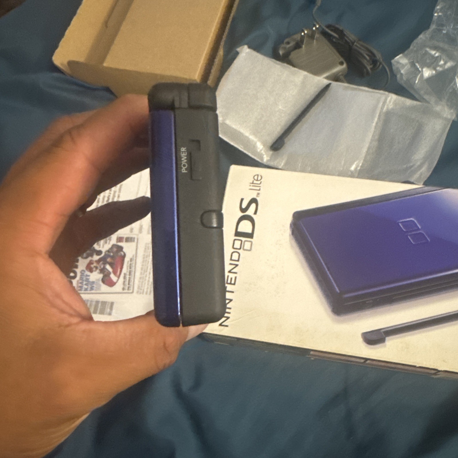 Nintendo DS Lite System – Cobalt Blue Black Complete In Box CIB CLEAN!