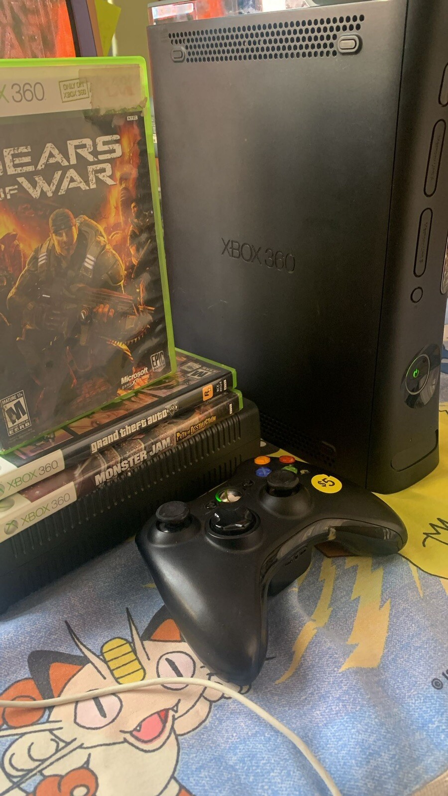 Microsoft Xbox 360 ELITE Core Model Matte Black Video Game Console System 4GB