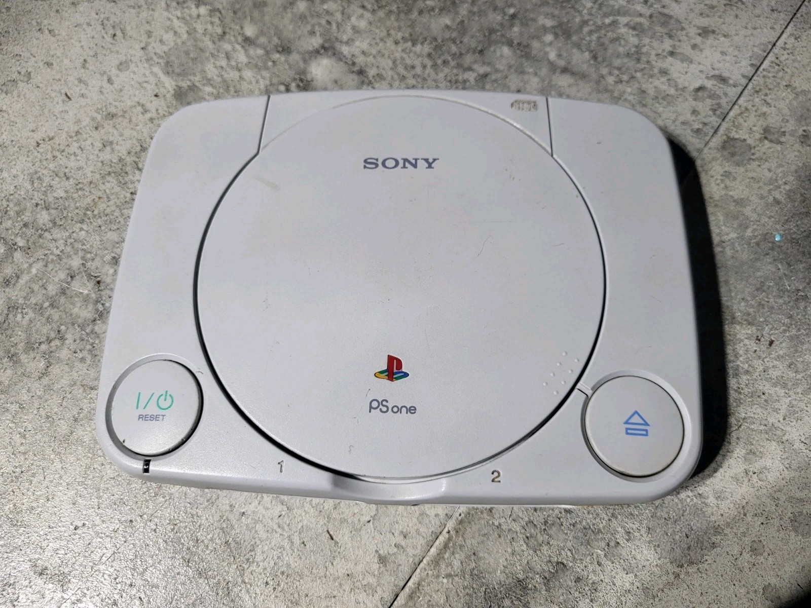 Sony Playstation PS One PS1 Slim Console Only For Parts Or Repairs