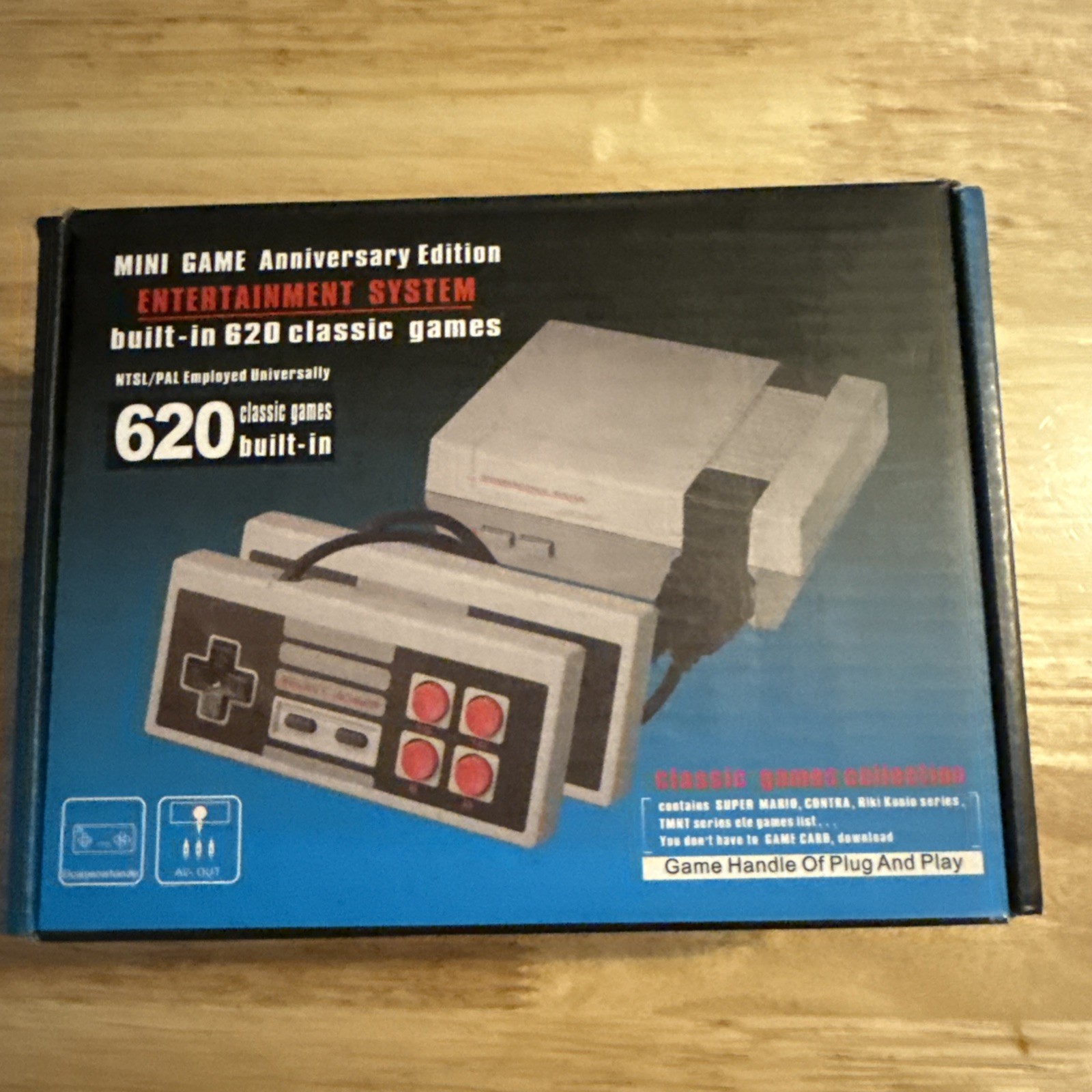 Mini Game Anniversary Edition Entertainment System Built-In 620 ClassicGames NIB