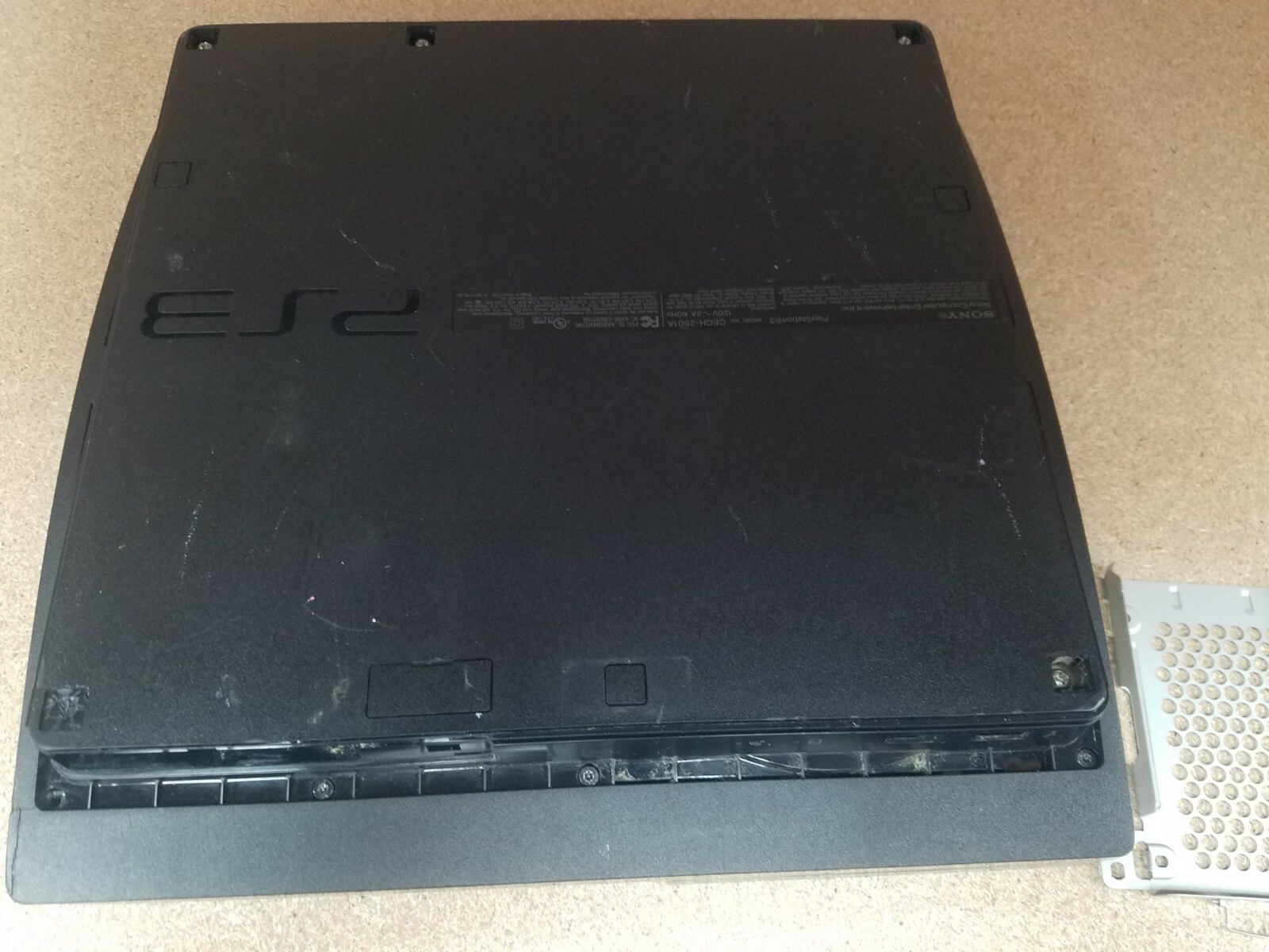 Sony PlayStation 3 Slim Launch Edition 0GB Charcoal Black Console