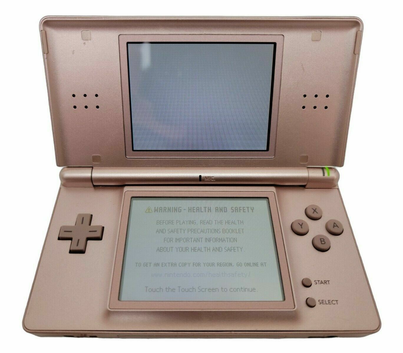 Not Working Nintendo DS Lite USG-001 Handheld Game Console Only Metallic Pink