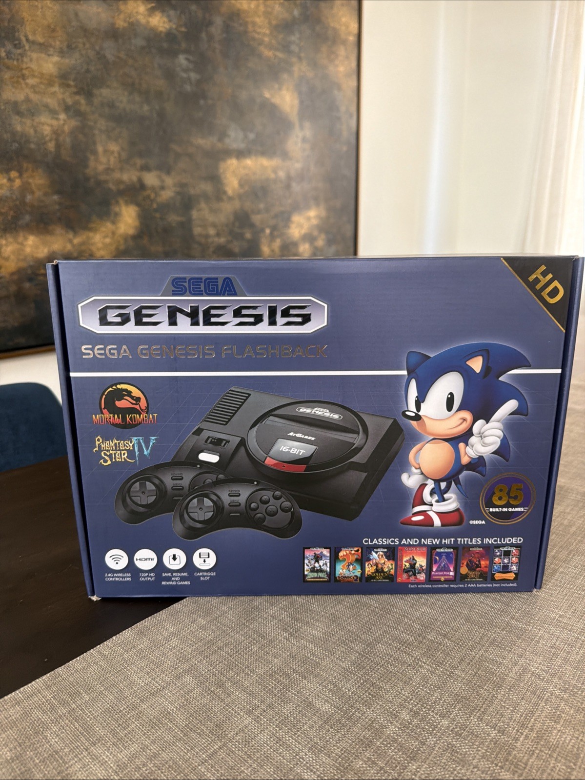 Sega Genesis Flashback DELUXE HD Game Console – New Original Sealed Box Atgames